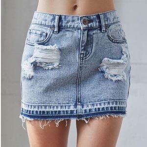 NEW PACSUN BULLHEAD JEAN SKIRT